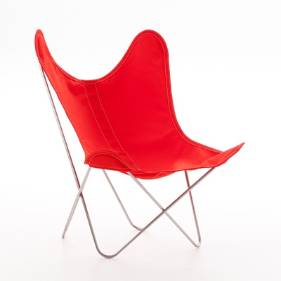 AA by Airborne Butterfly Chair, Baumwollhusse Rot