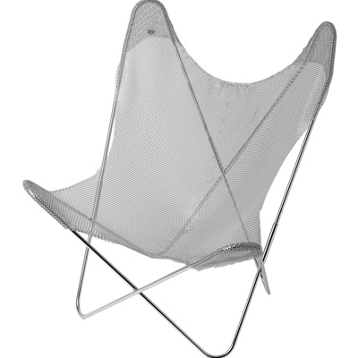 AA by Le Labo Butterfly Chair, Metallkettengewebe