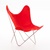 AA by Airborne Butterfly Chair, Baumwollhusse Rot (5010-0008-1)