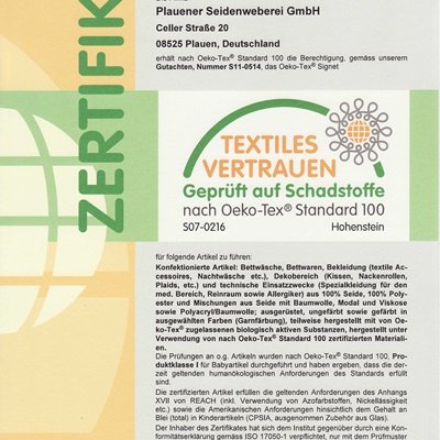 Korona Seidenbettwäsche