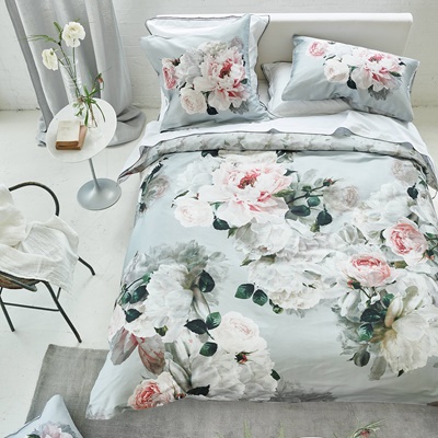 Designers Guild PEONIA GRANDE ZINC Bettwäsche 