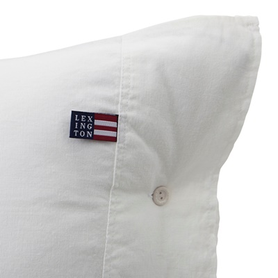 Lexington Washed Cotton Linen White Bettwäsche