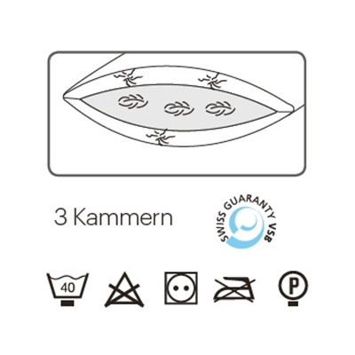 Christian Fischbacher WENGEN 3-Kammer Kissen in 3 Varianten