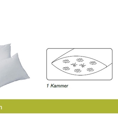 Dorbena 1-Kammer Kissen in 3 Stützkraft-Stufen