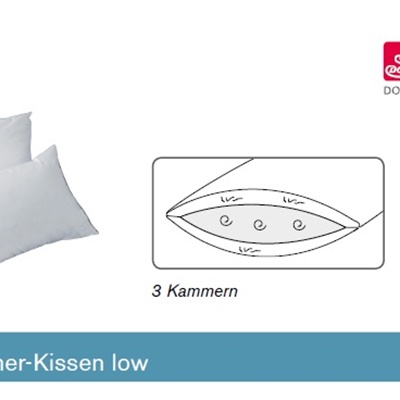 Dorbena 3-Kammer Synthetik Kissen in 3 Stützkraft-Stufen