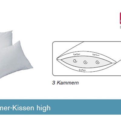 Dorbena 3-Kammer Synthetik Kissen in 3 Stützkraft-Stufen