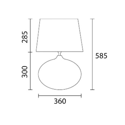 Galileo Tischlampe Kupfer