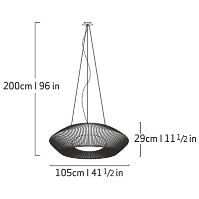 V Pendelleuchte VV04 und VV04G Schwarz