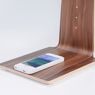 Tunto LED8 QI Wireless Charging Tischleuchte mit kabelloser Aufladestation