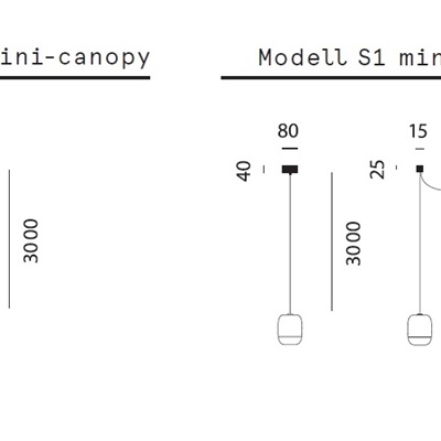 Prandina GONG Mini S1 Pendelleuchte in 5 Farbvarianten