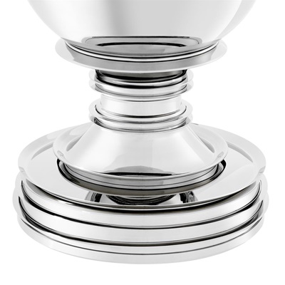 Eichholtz Silom Chrom mit schwarzem Schirm