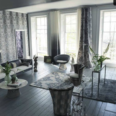 Designers Guild Aksu Graphite Teppich