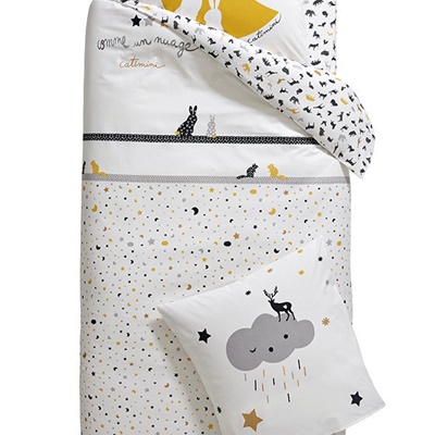 Catimini Comme Un Nuage Kinderbettwäsche