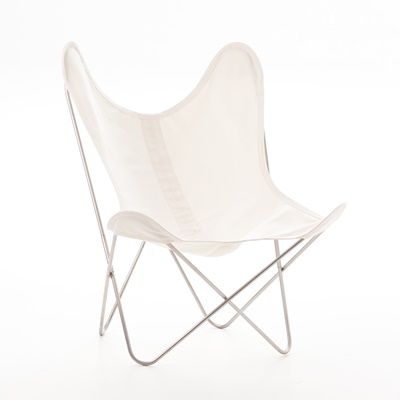 AA by Airborne Butterfly Chair, Baumwollhusse Weiss