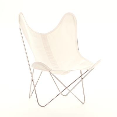 AA by Airborne Butterfly Chair, Baumwollhusse Ecru