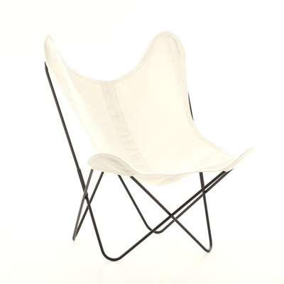 AA by Airborne Butterfly Chair, Baumwollhusse Ecru