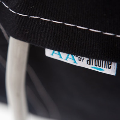 AA by Airborne Butterfly Chair, Baumwollhusse Schwarz