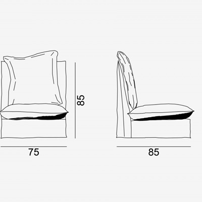 Gervasoni Ghost 06 Sessel 