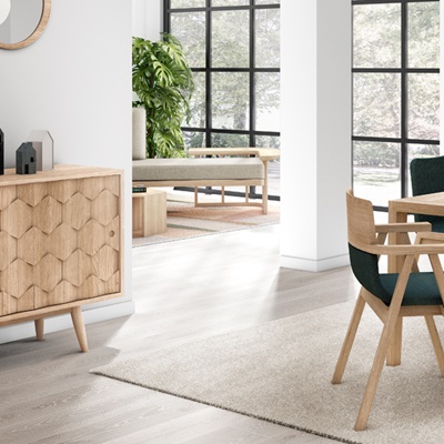 Wewood Massivholz-Sideboard SCARPA