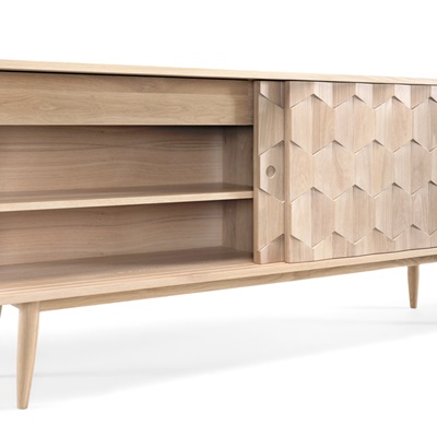 Wewood Massivholz-Sideboard SCARPA