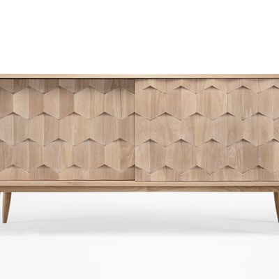 Wewood Massivholz-Sideboard SCARPA