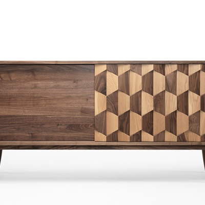 Wewood Massivholz-Sideboard SCARPA W