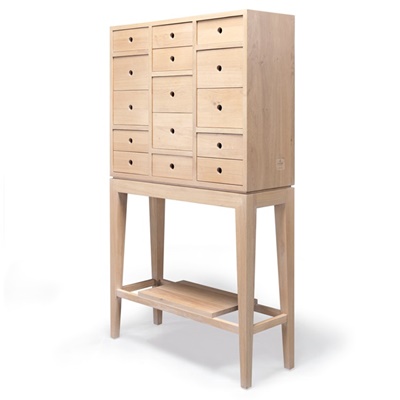 Wewood Massivholz-Sideboard CONTADOR Eiche