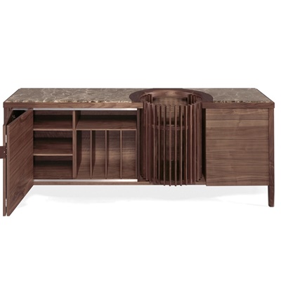 Wewood Massivholz-Sideboard CAROUSEL Eiche