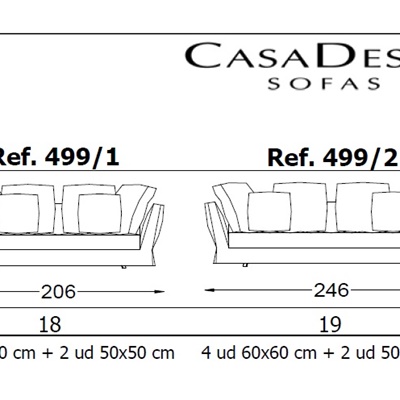 Samt Sofa 2-Sitzer blau