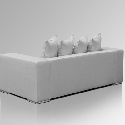 Sofa 2-Sitzer grau