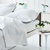 Designers Guild Astor Grapfite Bettwäsche Weiss (1010-0704)