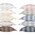 Mako-Brokat-Streifen-Satin-Bettwäsche Como Weiss (1010-0781-1)