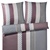 JOOP! Cornflower Stripes Deep Wine Satin Bettwäsche (1010-1049)