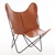 AA by Airborne Butterfly Chair Fauve, Leder (5010-0011)