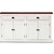 Landhaus Sideboard mit zwei Schubladen und vier Türen mit Abdeckplatte braun gebeizt (5040-0080-2)
