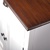 Landhaus Sideboard mit zwei Schubladen und vier Türen mit Abdeckplatte braun gebeizt (5040-0080-5)