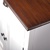 Landhaus Sideboard mit zwei Schubladen und vier Türen mit Abdeckplatte braun gebeizt (5040-0080-5)