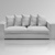 Sofa 3-Sitzer grau (5070-0010-1)