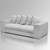 Sofa 3-Sitzer grau (5070-0010)